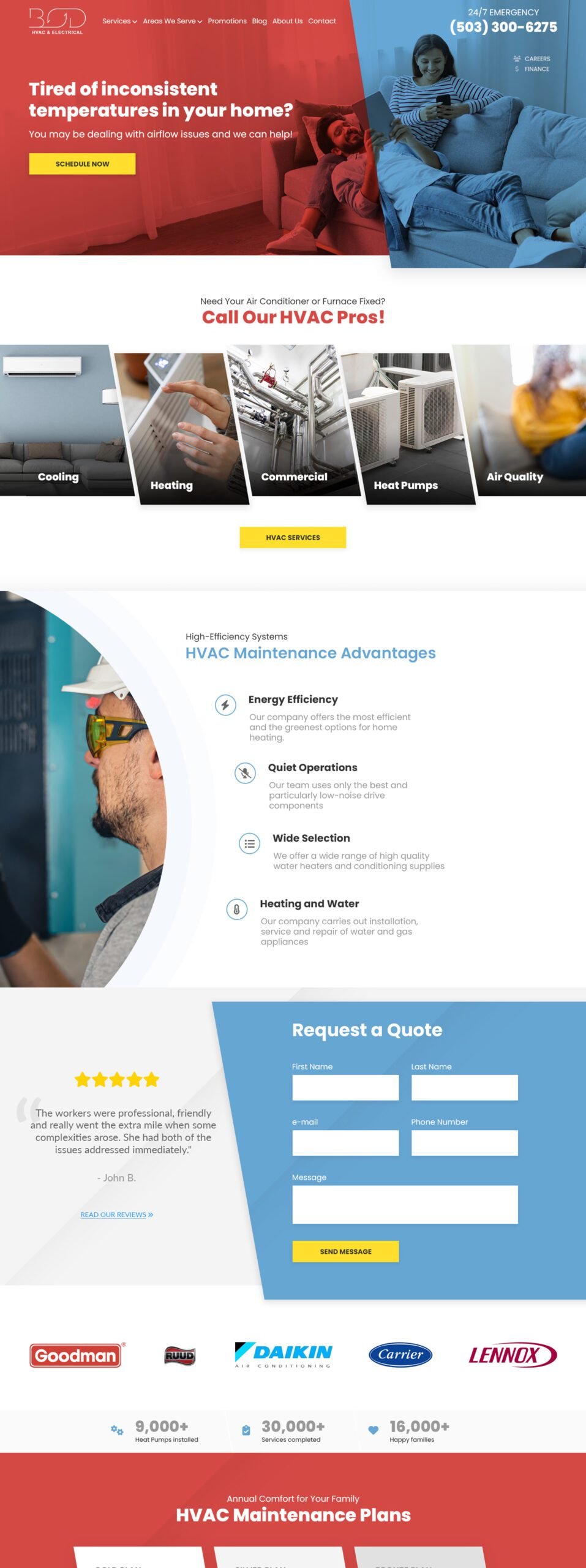 HVAC WordPress Theme