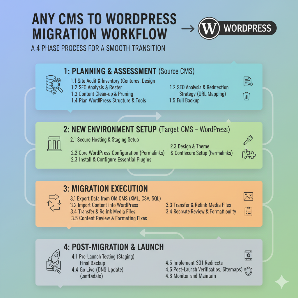 WordPress Migration Services: Move Your Website Safely Between Any Hosting Platform