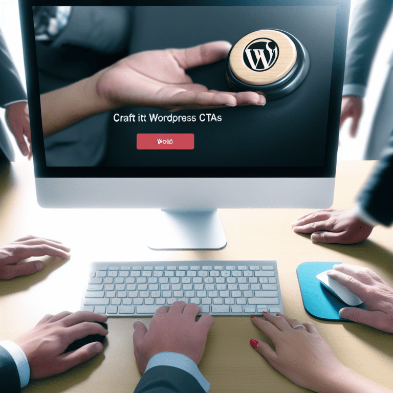 Crafting Effective WordPress CTAs: Strategies for Maximum Engagement – AI Generated Image
