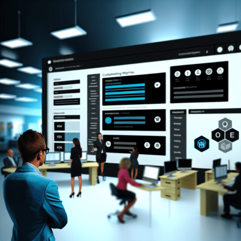Customizing Your WordPress Dashboard: User Roles and Permissions Explained – AI Generated Image