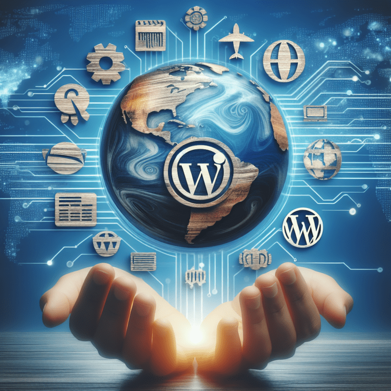 Implementing Multilingual Capabilities in WordPress for Global Reach – AI Generated Image