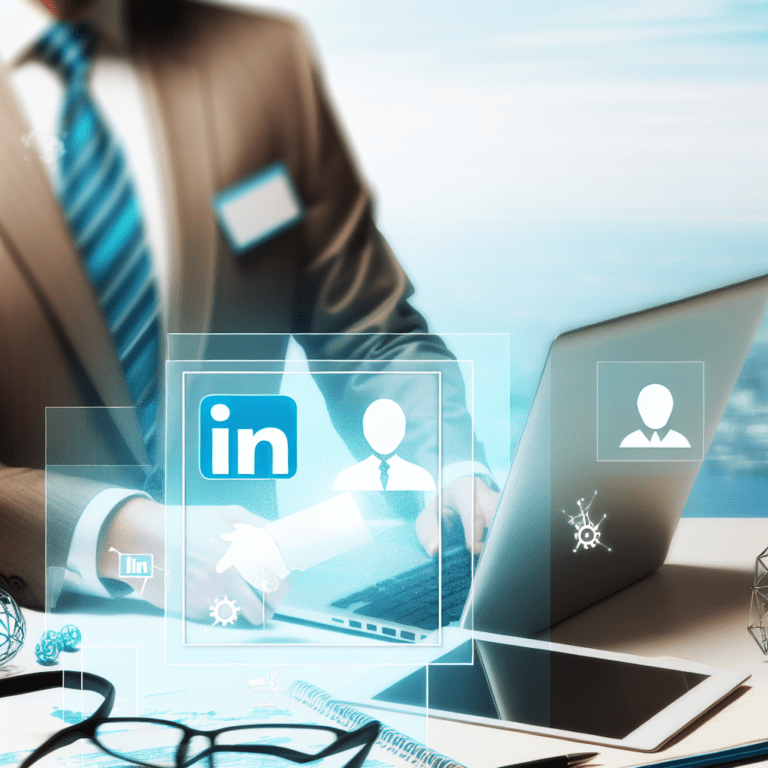Leveraging LinkedIn Ads for WordPress: B2B Strategies That Work – AI Generated Image