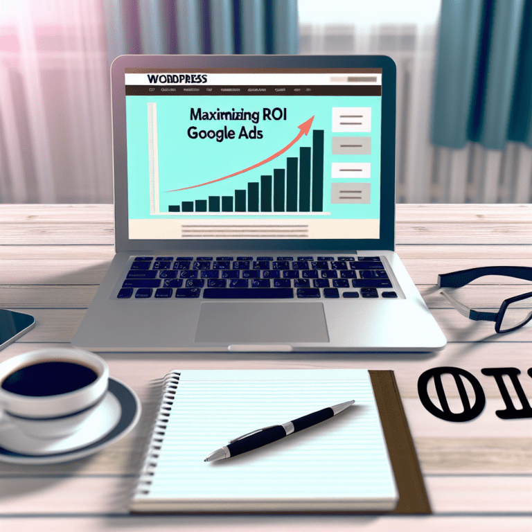 Maximizing ROI with WordPress Google Ads: Strategies for Success – AI Generated Image