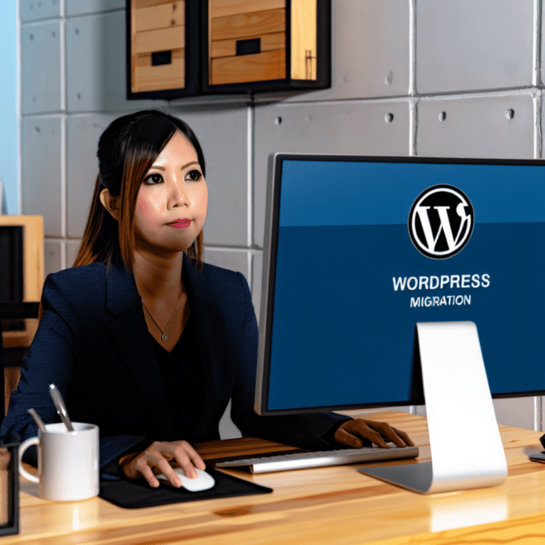 Navigating the Challenges of WordPress Migration: Tips for a Smooth Transition – AI Generated Image