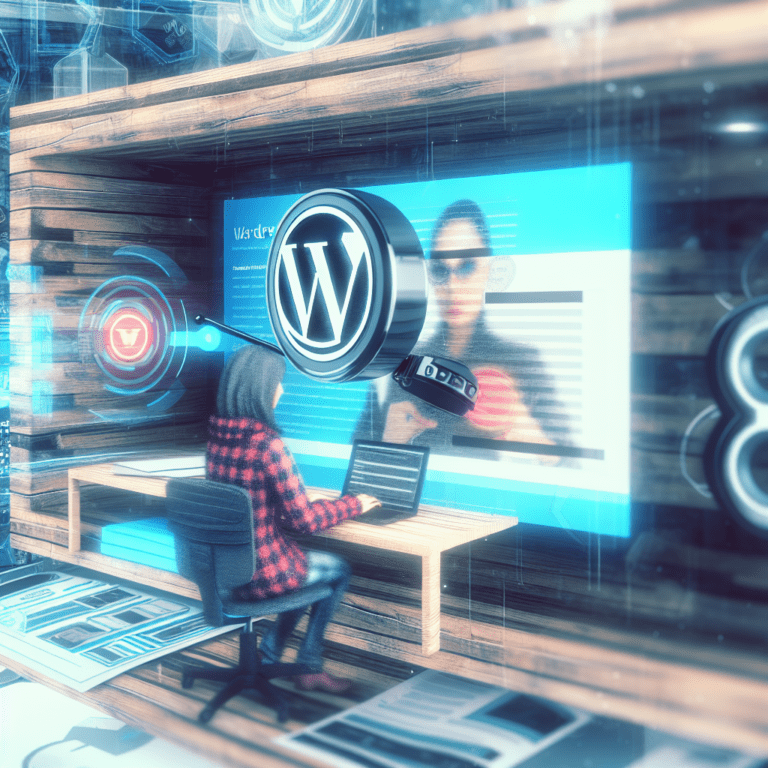 The Benefits of Hiring a WordPress Freelancer for Short-Term Projects – AI Generated Image
