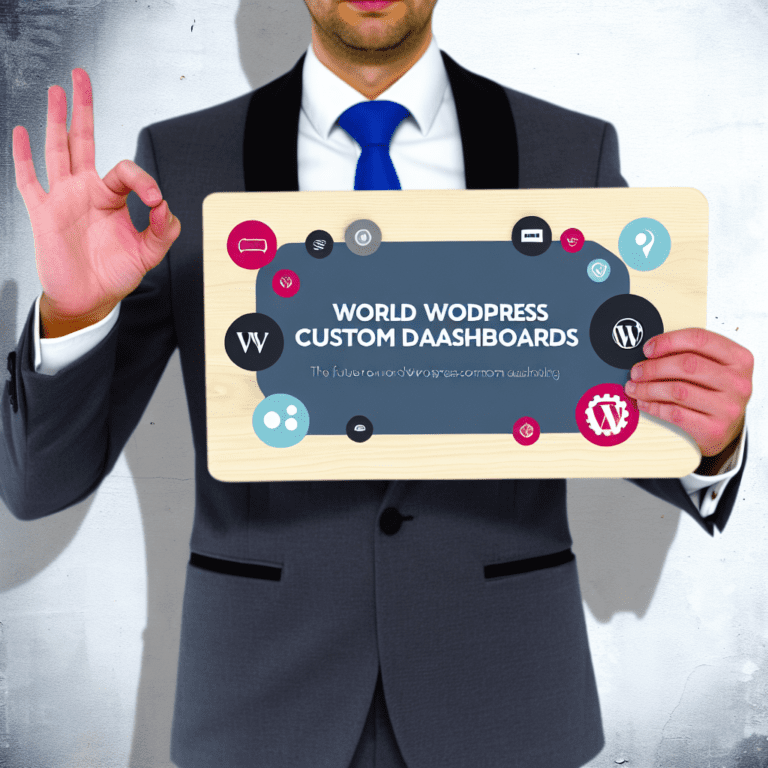 The Future of WordPress Custom Dashboards: Trends and Innovations – AI Generated Image