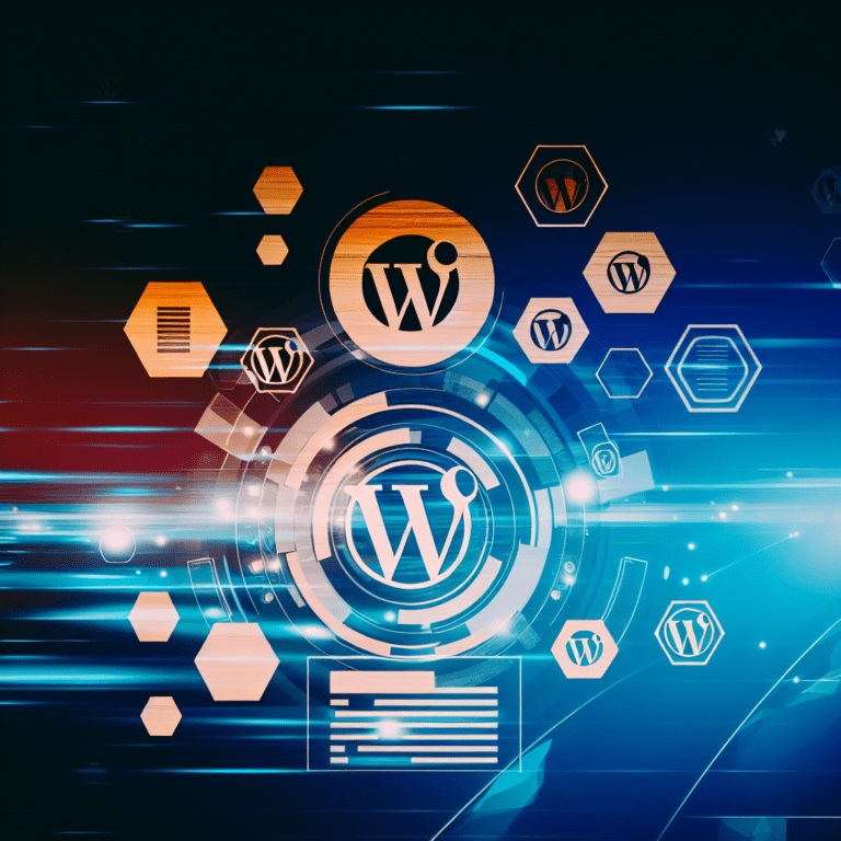 The Future of WordPress: Trends Shaping the CMS Landscape – AI Generated Image