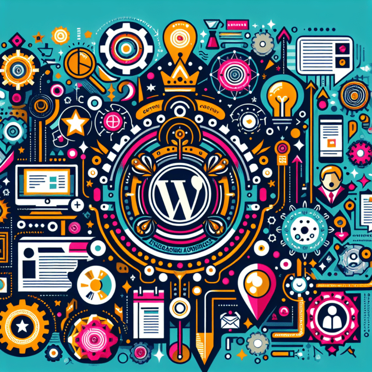 The Role of Content Curation in WordPress: Best Practices for Engaging Audiences – AI Generated Image