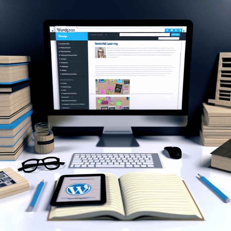 The Role of Gamified Learning in WordPress: Engaging Educational Content – AI Generated Image