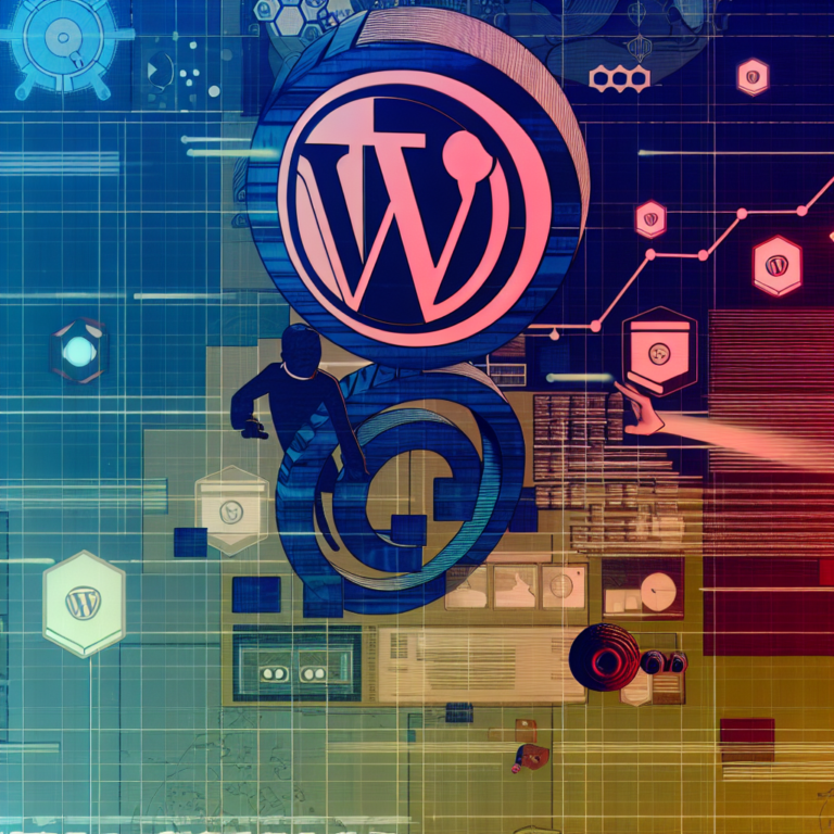 The Role of WordPress in Scaling Marketing Agencies in the USA – AI Generated Image