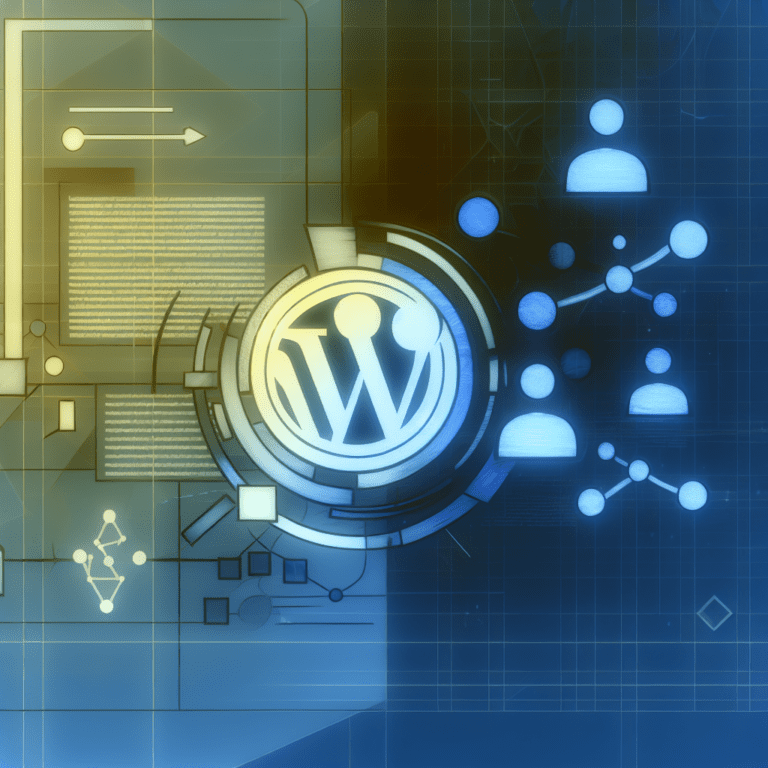 Understanding the Role of Community Building in WordPress Site Success – AI Generated Image