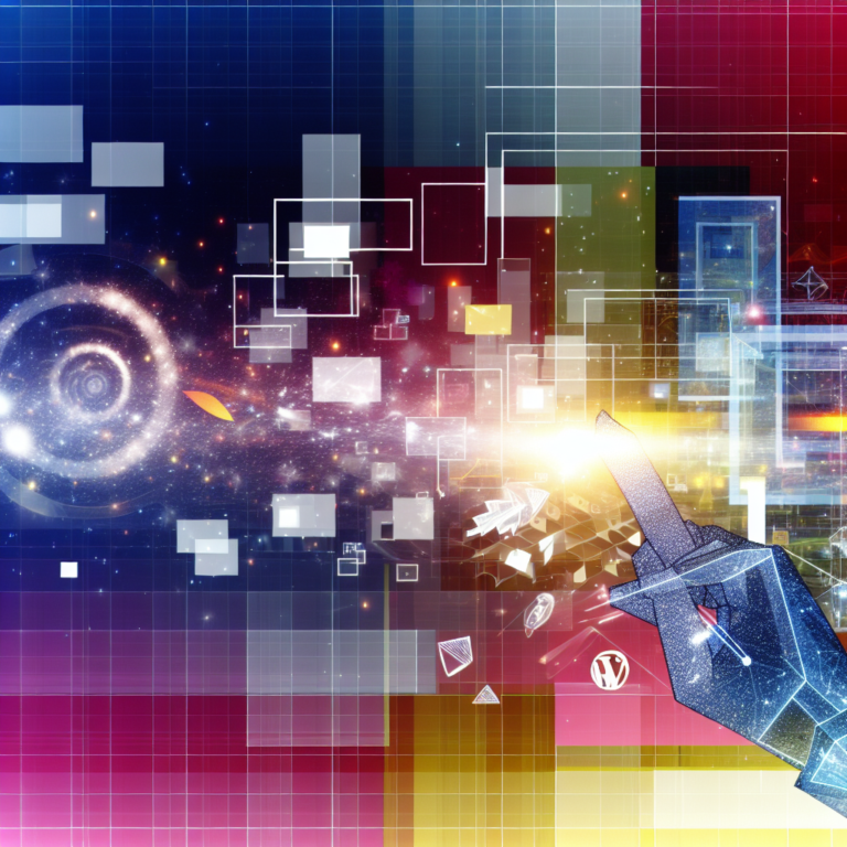 Utilizing Data Visualization Techniques in WordPress for Enhanced User Engagement – AI Generated Image