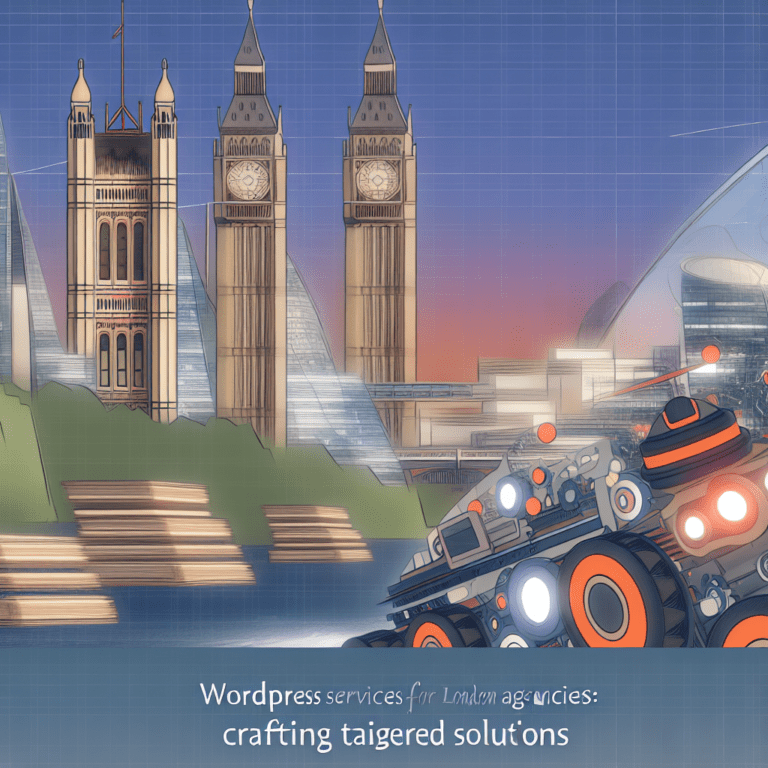 WordPress Services for London Agencies: Crafting Tailored Solutions – AI Generated Image