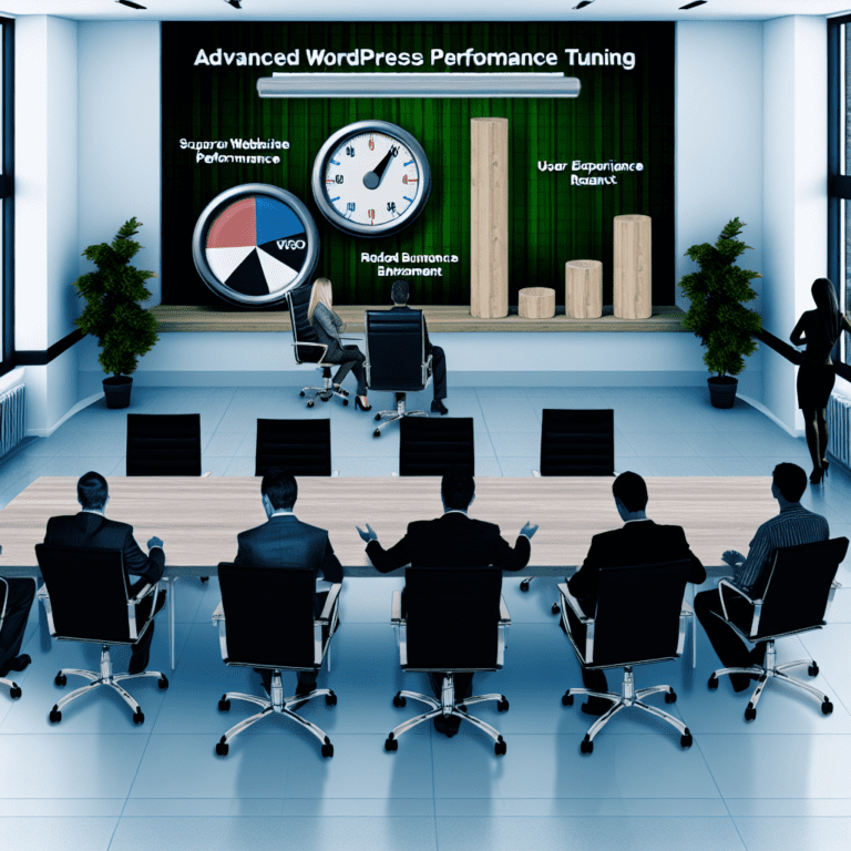 Advanced WordPress Performance Tuning for Enhanced Agency Client Satisfaction – AI Generated Image