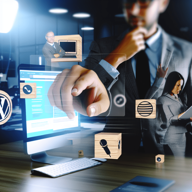 Building a WordPress Membership Site: Strategies for Engagement and Retention – AI Generated Image