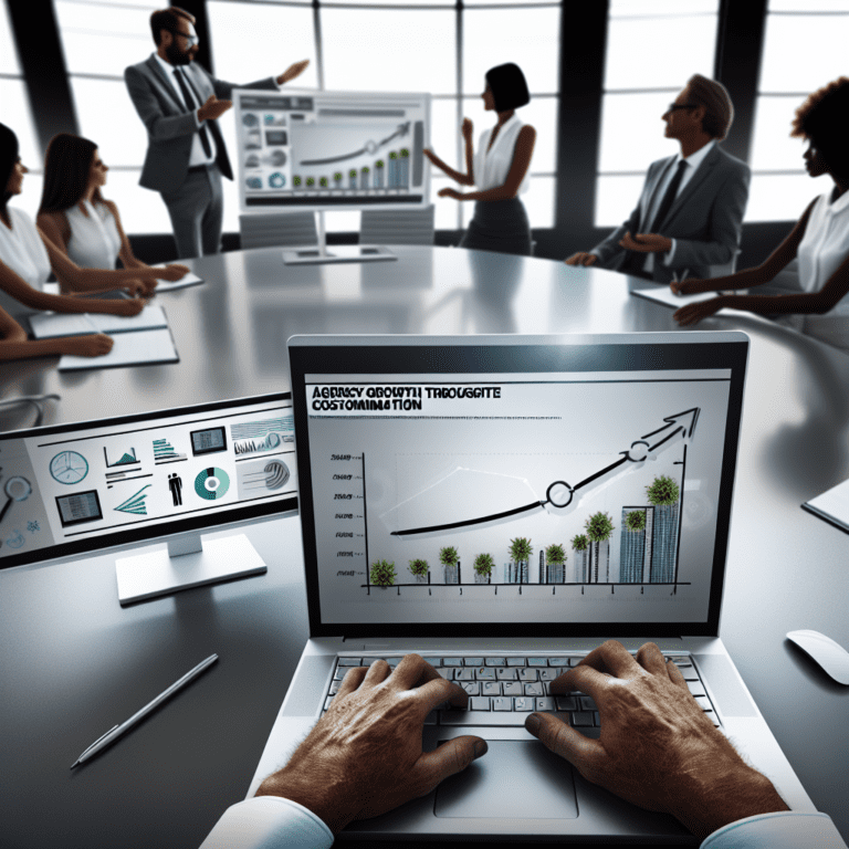 Driving Agency Growth with Scalable WordPress Customization Solutions: Tailored Strategies for Optimal Client Engagement and Conversion – AI Generated Image