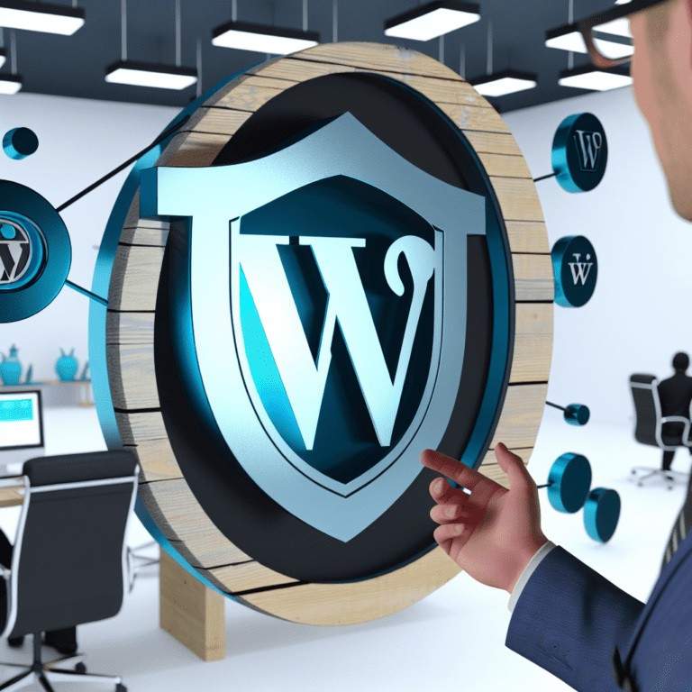 Driving Agency Success Through Customized WordPress Security Enhancements That Protect Clients and Boost Business Reputation – AI Generated Image