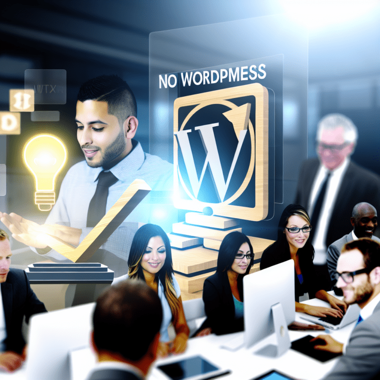 Dynamic WordPress Solutions for Agencies Seeking Enhanced User Experience and Engagement – AI Generated Image