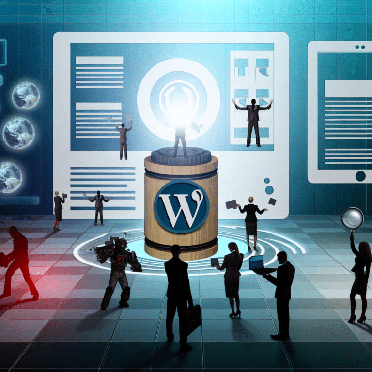Elevate Your Content Marketing Strategy with WordPress Plugins That Work – AI Generated Image