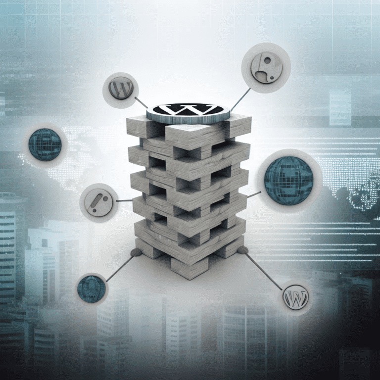 Elevating Agency Performance through Customized WordPress Security and Integration Strategies That Drive Results – AI Generated Image