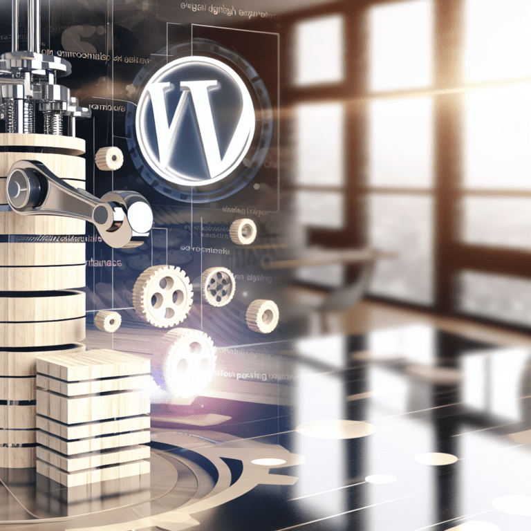 Elevating Client Brand Experiences with Innovative WordPress Customization and Seamless Integrations for Agencies – AI Generated Image
