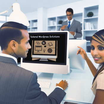 Elevating Client Outcomes Through Customized WordPress Development: Technical Solutions for Marketing Agencies Facing Unique Challenges - AI Generated Image - André Luiz Abdalla