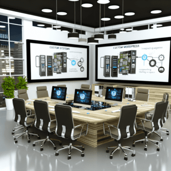 Elevating Client Success with Custom WordPress Integrations: Technical Solutions for Marketing Agencies Facing Complex Challenges - AI Generated Image - André Luiz Abdalla