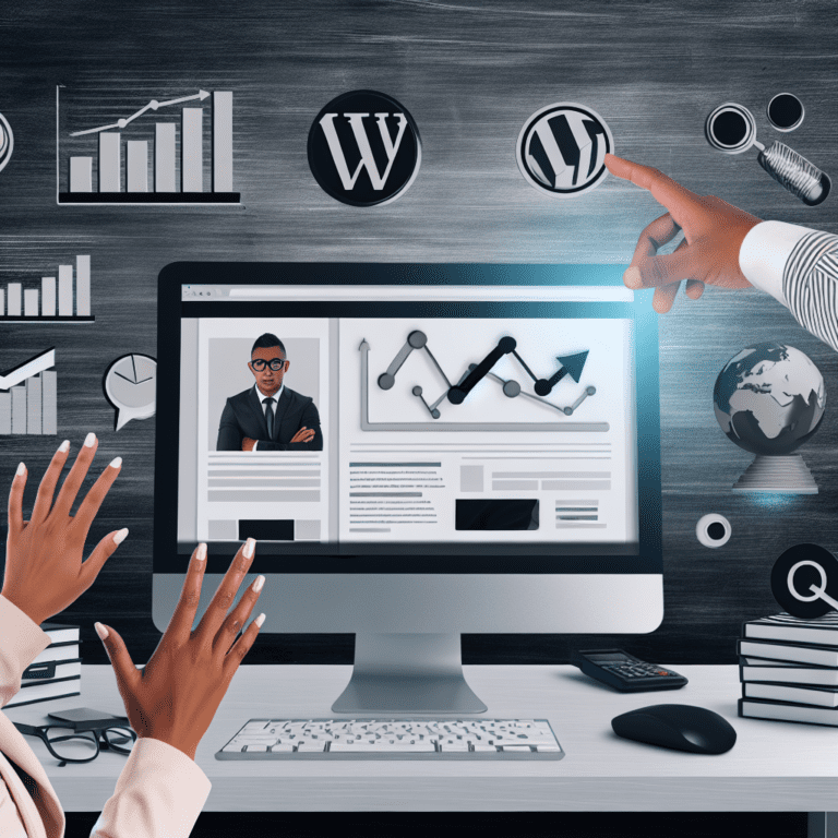 Elevating Marketing Agency Client Outcomes with Bespoke WordPress Integrations That Drive Engagement and Growth – AI Generated Image