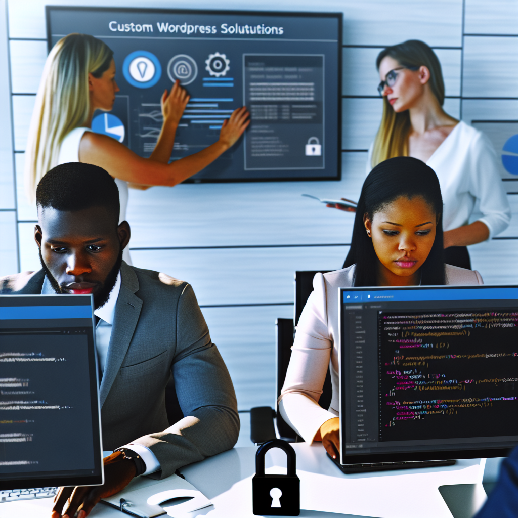 Elevating Marketing Agency Performance with Custom WordPress Solutions: Addressing Security and Integration Challenges for Client Success - AI Generated Image - André Luiz Abdalla