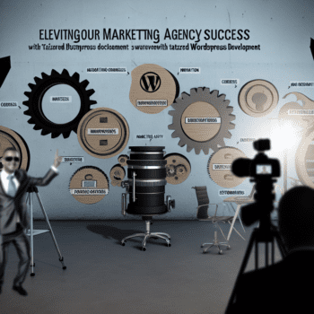 Elevating Marketing Agency Success with Tailored WordPress Development: Driving Performance, Security, and Seamless Integrations - AI Generated Image - André Luiz Abdalla