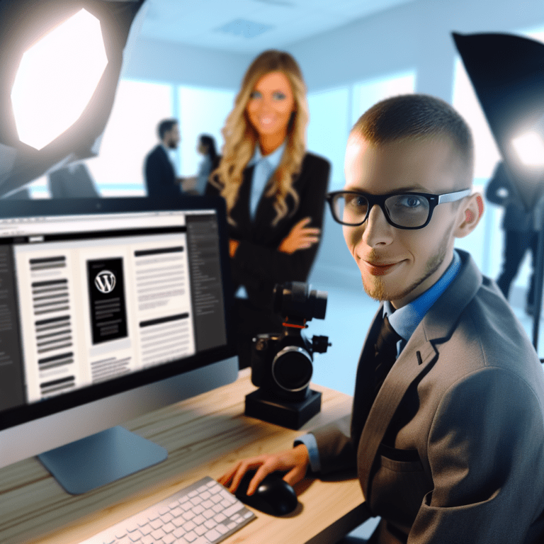 Empowering Agencies with Robust WordPress Customization Strategies that Elevate Client Engagement and Drive Business Outcomes – AI Generated Image