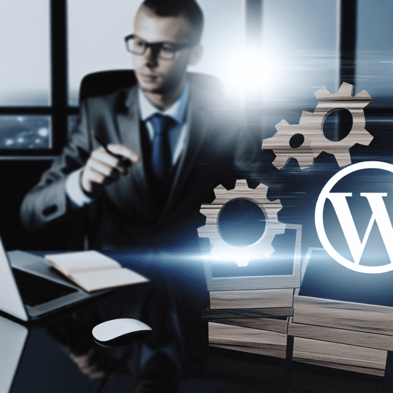 Empowering Marketing Agencies with Performance-Driven WordPress Development: Tailored Solutions for Optimal Client Outcomes – AI Generated Image