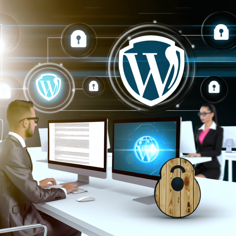 Empowering Marketing Agencies with Robust WordPress Security Strategies That Mitigate Risk and Foster Client Confidence – AI Generated Image