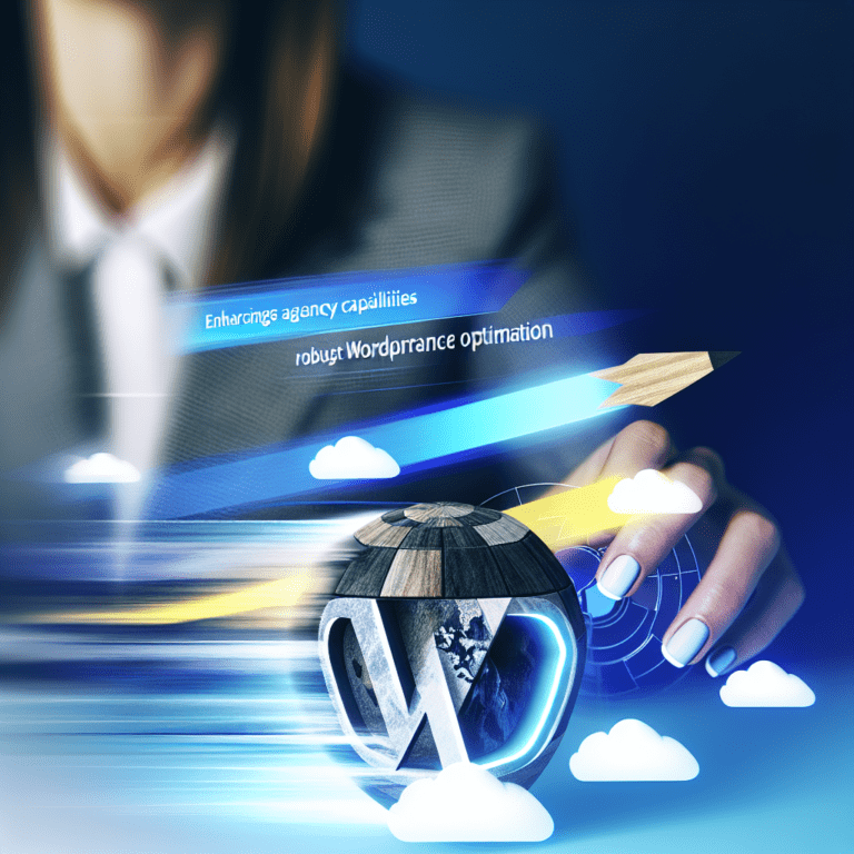 Enhancing Agency Capabilities with Robust WordPress Performance Optimization: Delivering Superior Client Experiences and Measurable Growth – AI Generated Image