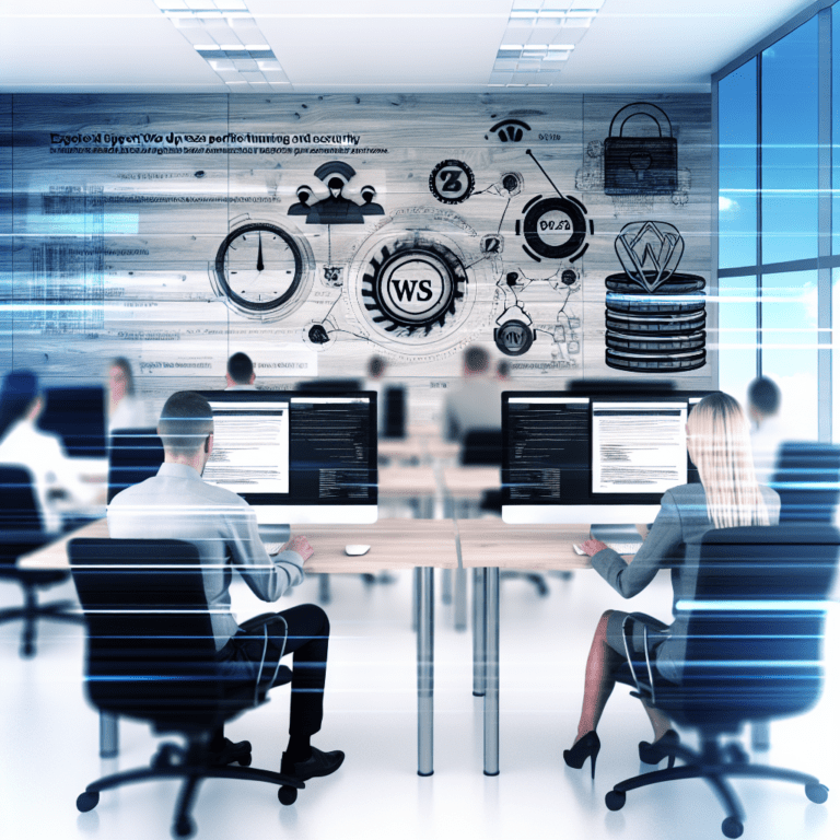 Enhancing Agency Client Value with Expert WordPress Performance Tuning and Security Practices for Sustainable Growth – AI Generated Image