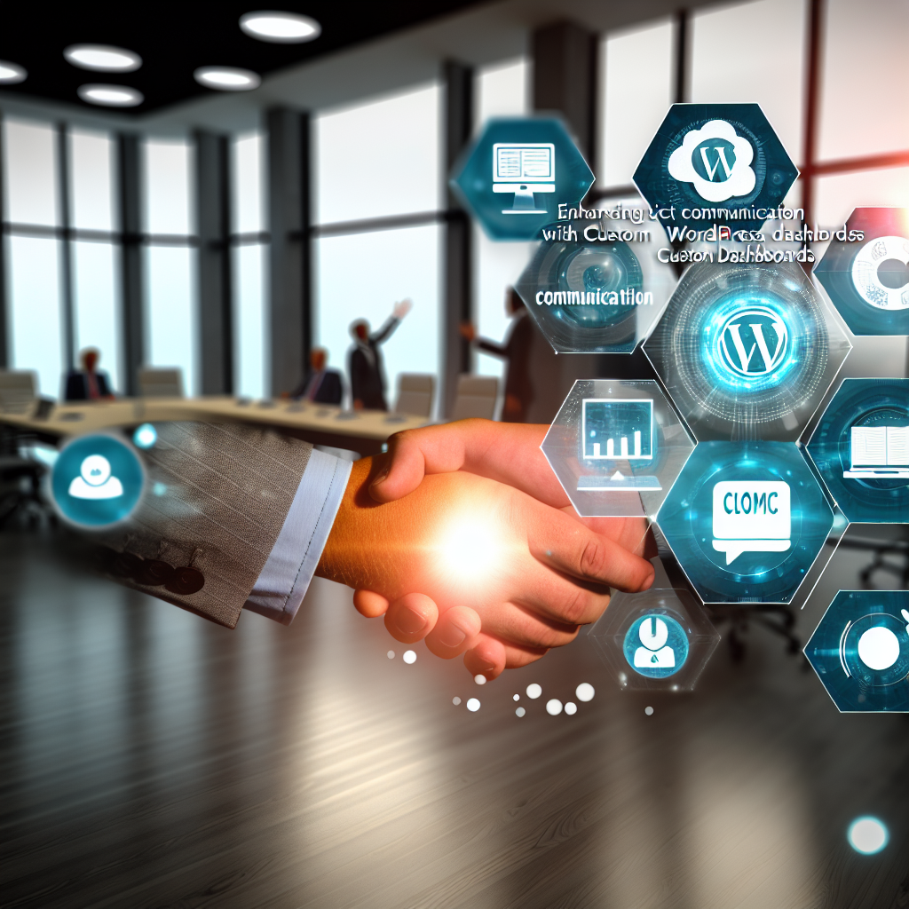 Enhancing Client Communication with Custom WordPress Dashboards – AI Generated Image