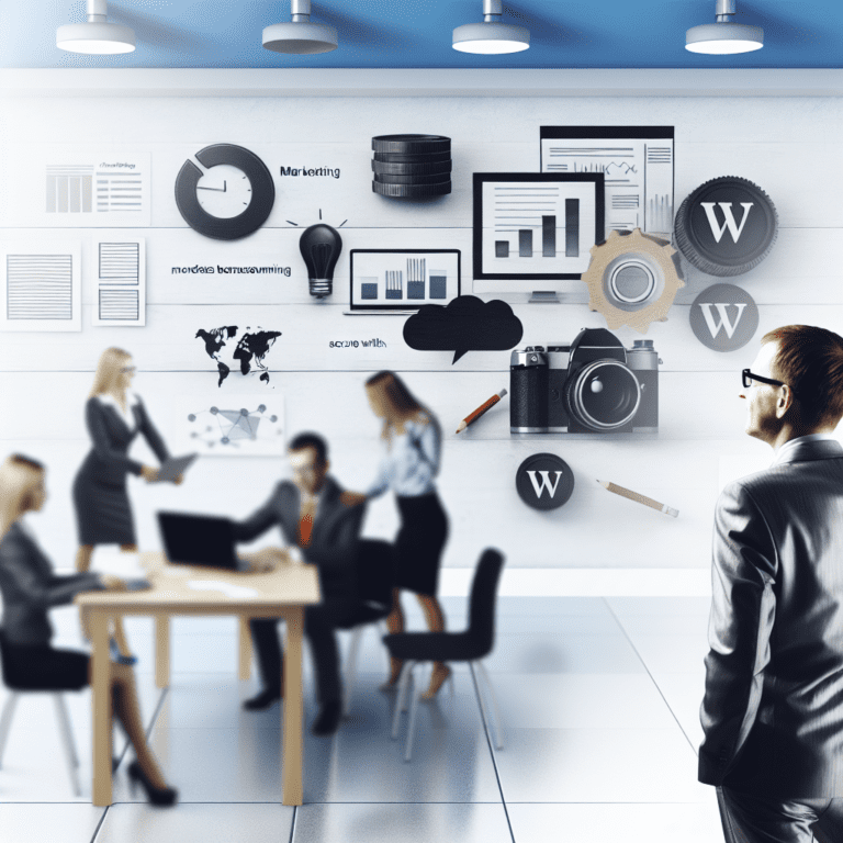 Enhancing Client Deliverables through Secure and Efficient WordPress Customizations: A Game-Changer for Marketing Agencies Facing Evolving Demands – AI Generated Image