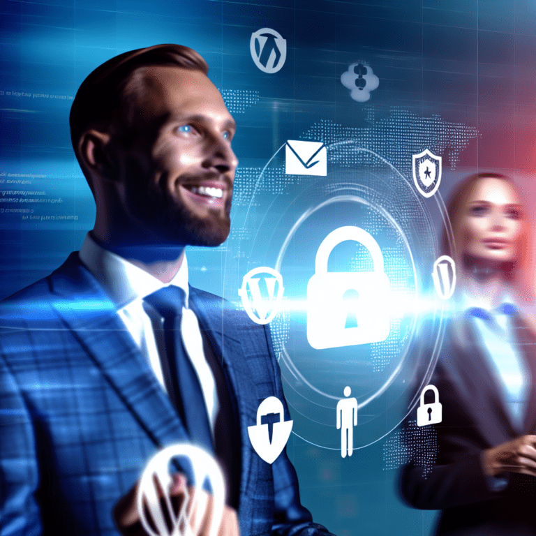 Enhancing Client Retention through Proactive WordPress Security Measures Designed for Agency Needs and Business Growth – AI Generated Image