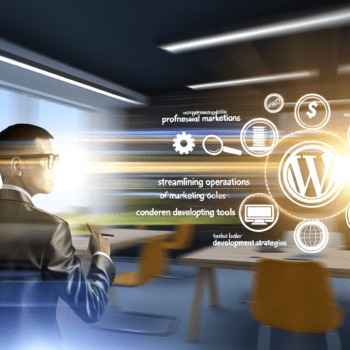 Enhancing WordPress Integration Capabilities: Tailored Development Solutions to Streamline Marketing Agency Workflows and Drive Client Success - AI Generated Image - André Luiz Abdalla