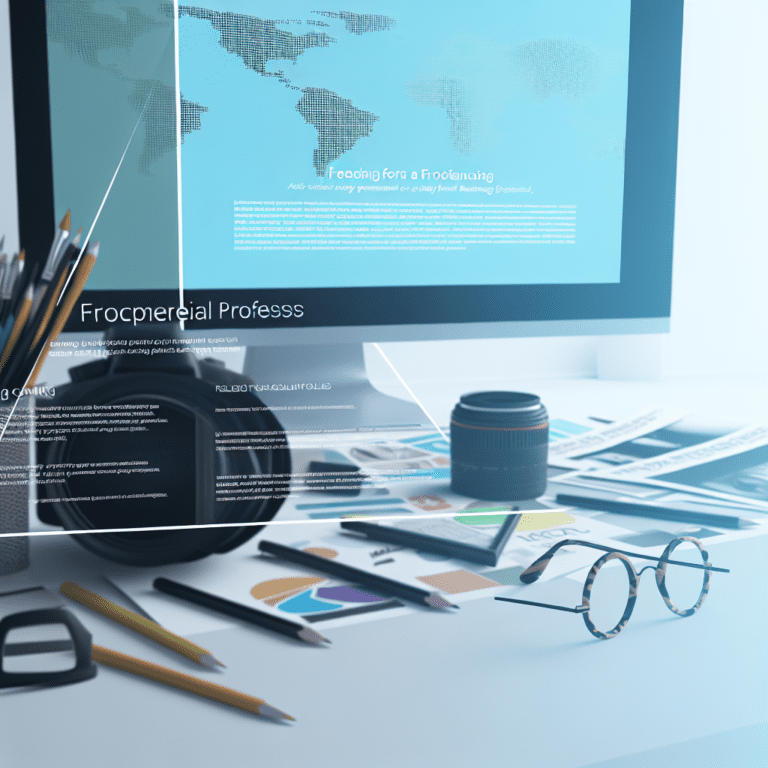 Freelancing as a Marketing Specialist: Essential Skills for Success in a Marketing Agency – AI Generated Image