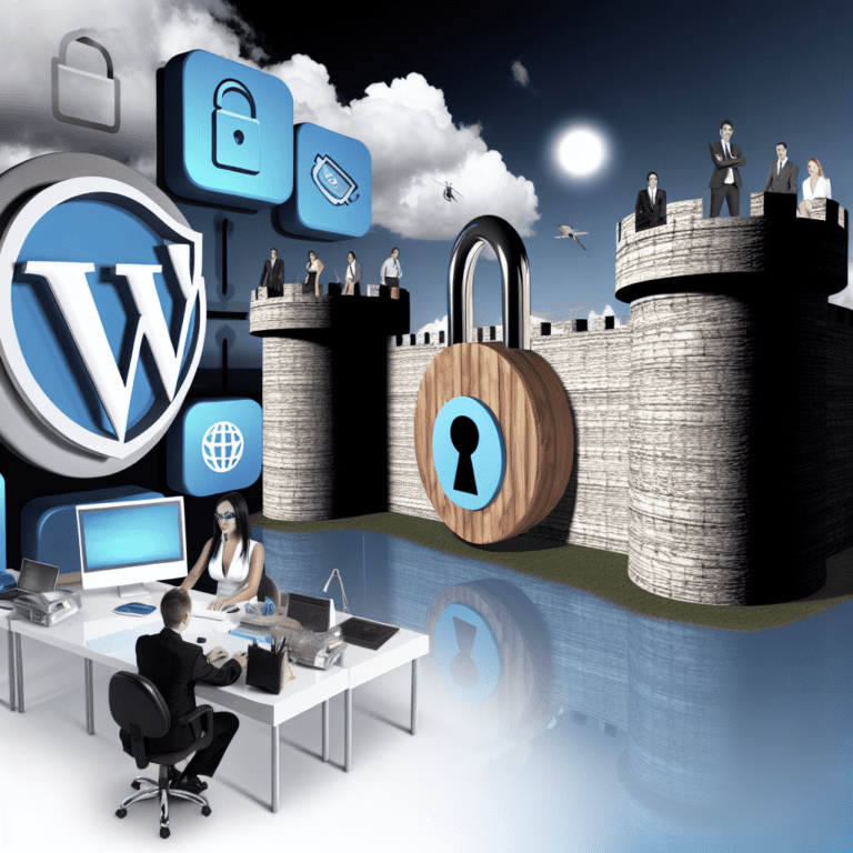 Harnessing Cutting-Edge WordPress Security Protocols: Essential Strategies for Marketing Agencies to Protect Client Assets and Enhance Trust – AI Generated Image