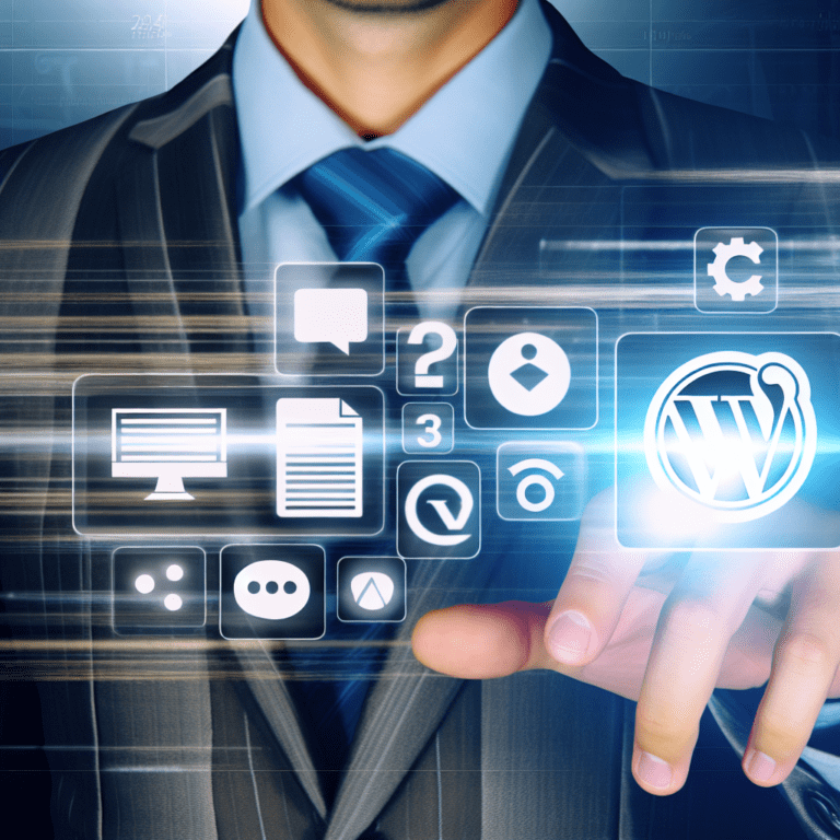 Innovative WordPress Customization for Marketing Agencies: Elevating Client Engagement through Technical Excellence and Seamless Integrations – AI Generated Image