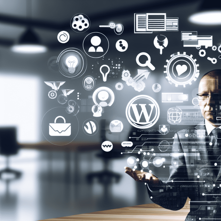 Innovative WordPress Customization Techniques that Drive Client Engagement and Deliver Measurable Results for Marketing Agencies – AI Generated Image