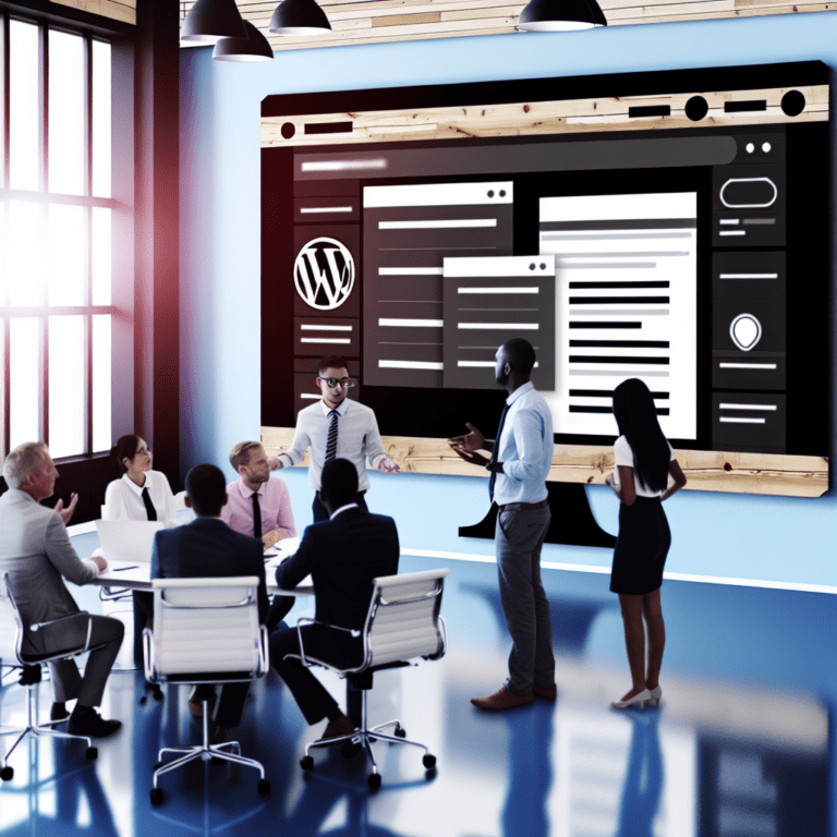 Innovative WordPress Customization Techniques to Deliver Unique Solutions That Drive Agency Client Engagement and Satisfaction – AI Generated Image