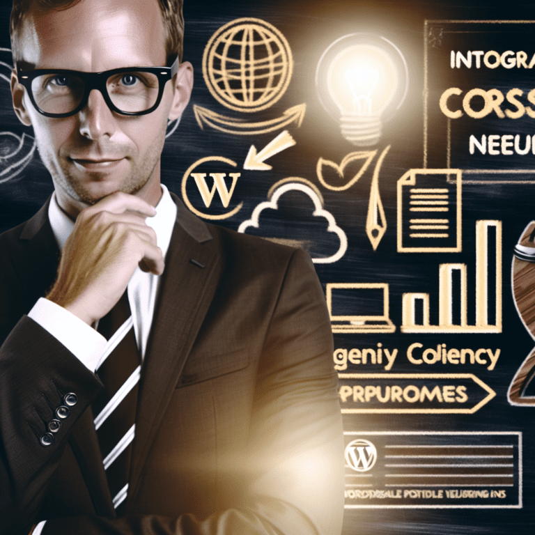 Integrating Cutting-Edge WordPress Features to Solve Agency Client Needs and Drive Sustainable Results – AI Generated Image