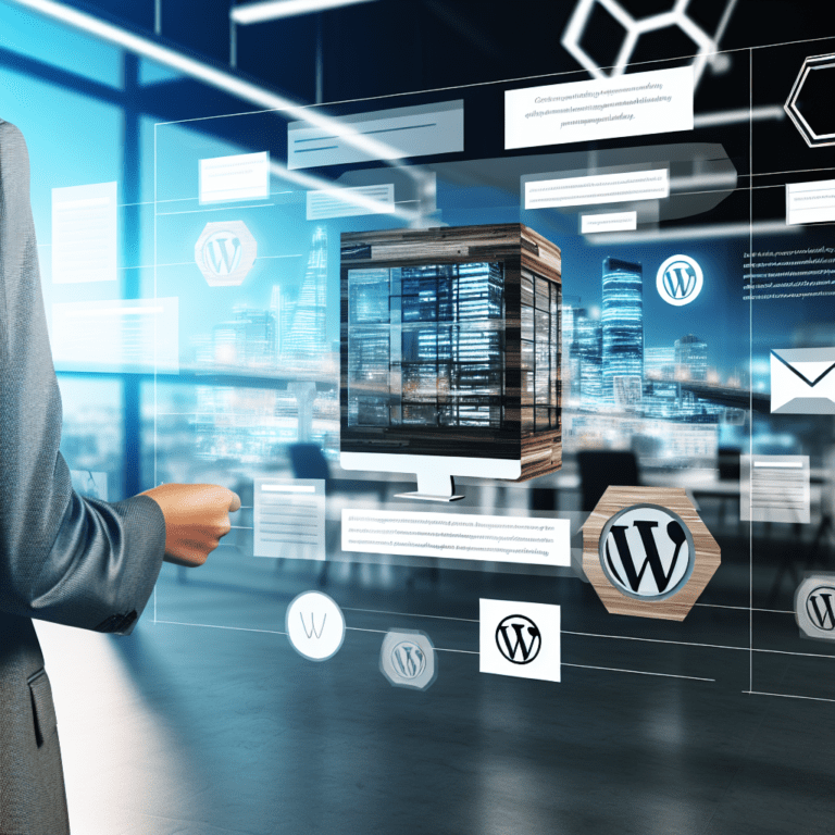 Leveraging Advanced WordPress Customization Techniques to Improve Agency Client Engagement and Operational Efficiency – AI Generated Image