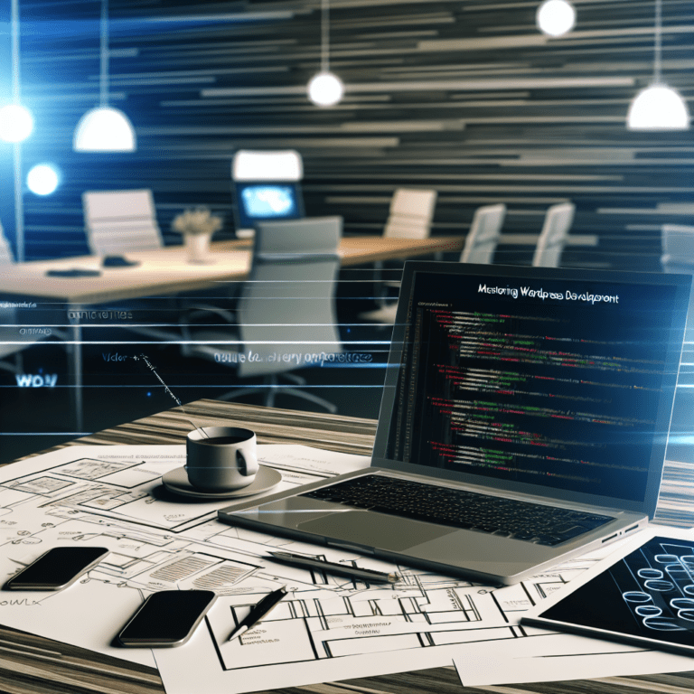 Mastering WordPress Development: Strategic Solutions for Agencies to Deliver Unmatched Client Value and Performance – AI Generated Image