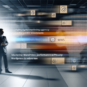 Mastering WordPress Performance and Security: Essential Solutions for Marketing Agencies to Enhance Client Trust and Results - AI Generated Image - André Luiz Abdalla