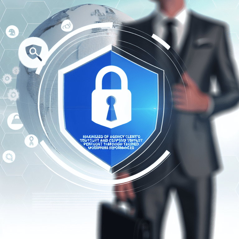 Maximizing Agency Client Impact with Tailored WordPress Security Solutions for Improved Trust and Performance – AI Generated Image
