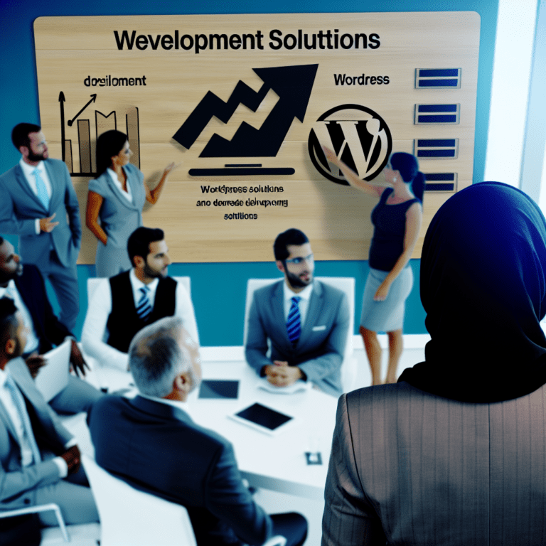 Maximizing Agency Impact with Tailored WordPress Development Solutions for Enhanced Client Retention and Performance – AI Generated Image
